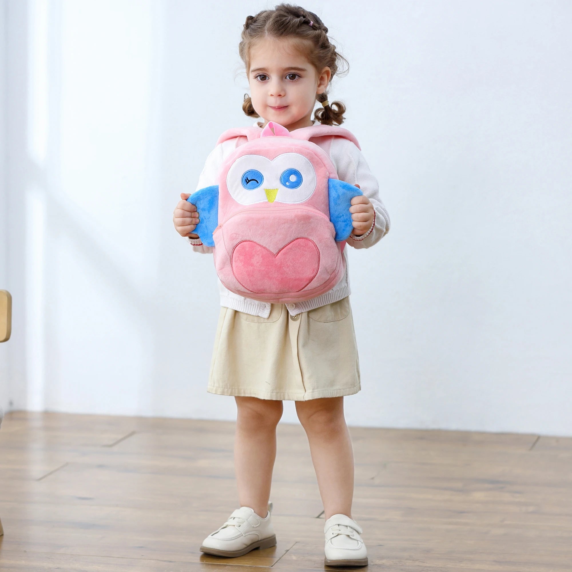 Kids Backpack Boys Cute Duck Cow Frog Backpacks School for Girls Toddler Child Schoolbag Book Bags Traveling Bag Large Capacity