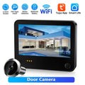Awapow Tuya WiFi Surveillance Door Camera Visual Intercom Digital Doorbell Camera PIR Motion Detection Wireless Video Door Bell
